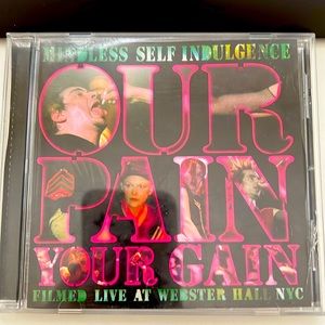 EUC- MINDLESS SELF INDULGENCE -OUR PAIN YOUR GAIN DVD OVER 2 hours